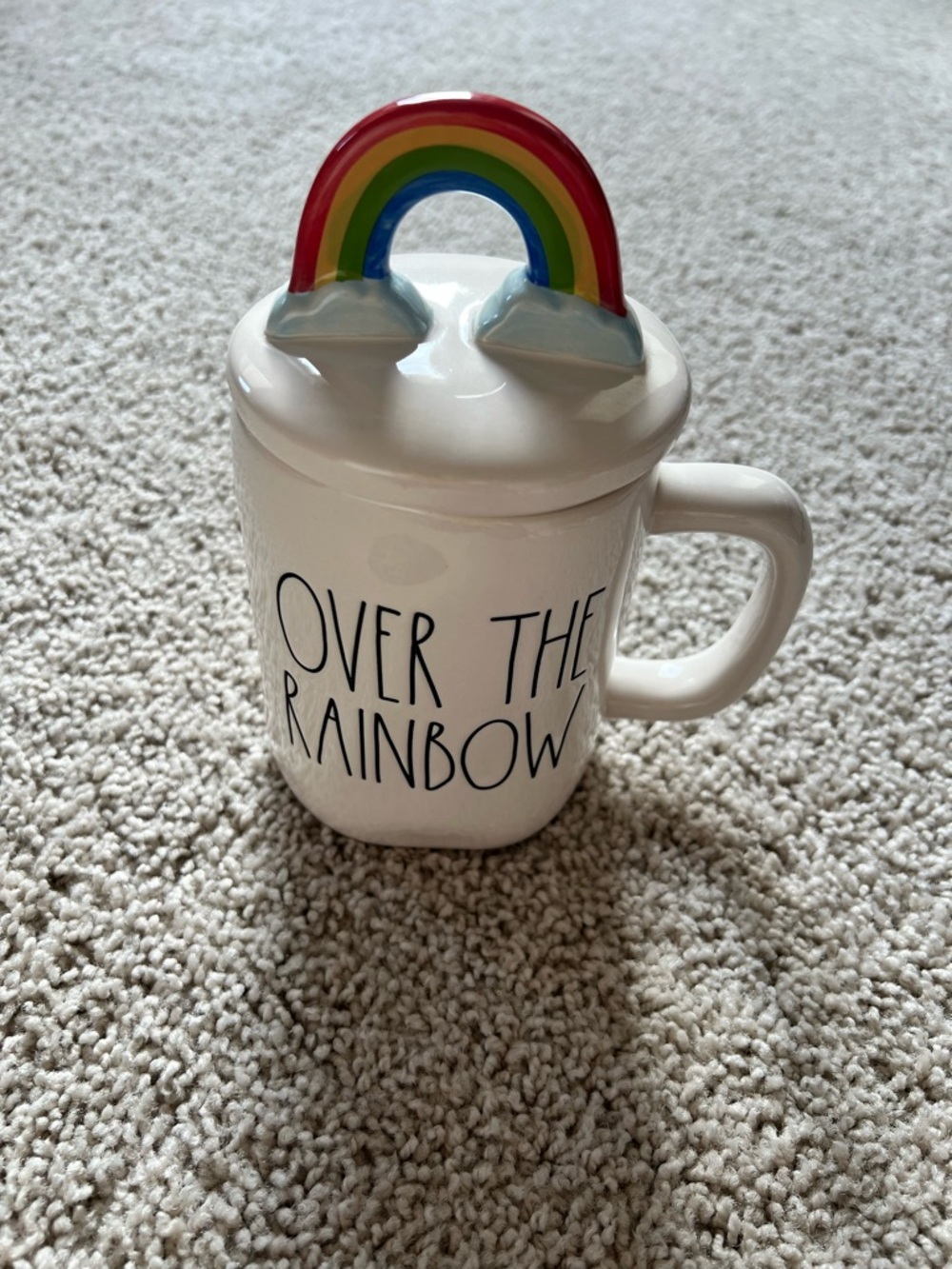 Rae Dunn Over The Rainbow Mug